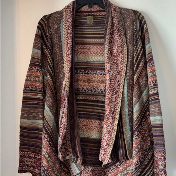 Peruvian Connection Open Front Sweater - Picture 3 of 7